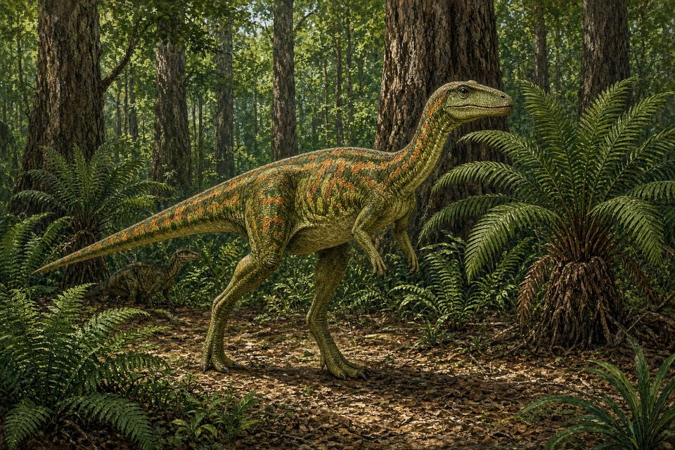 Original drawing of Laosaurus
