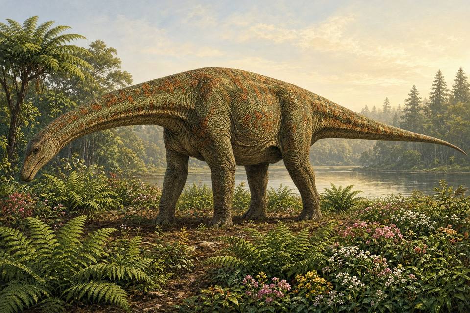 Original drawing of Lavocatisaurus