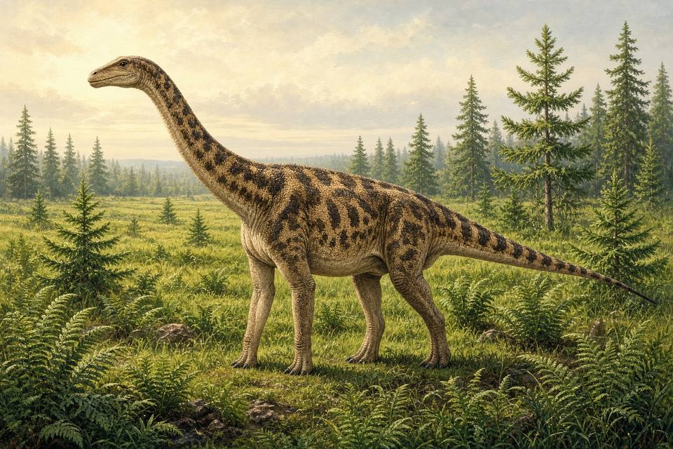 Original drawing of Leonerasaurus