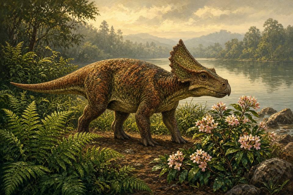 Original drawing of Liaoceratops