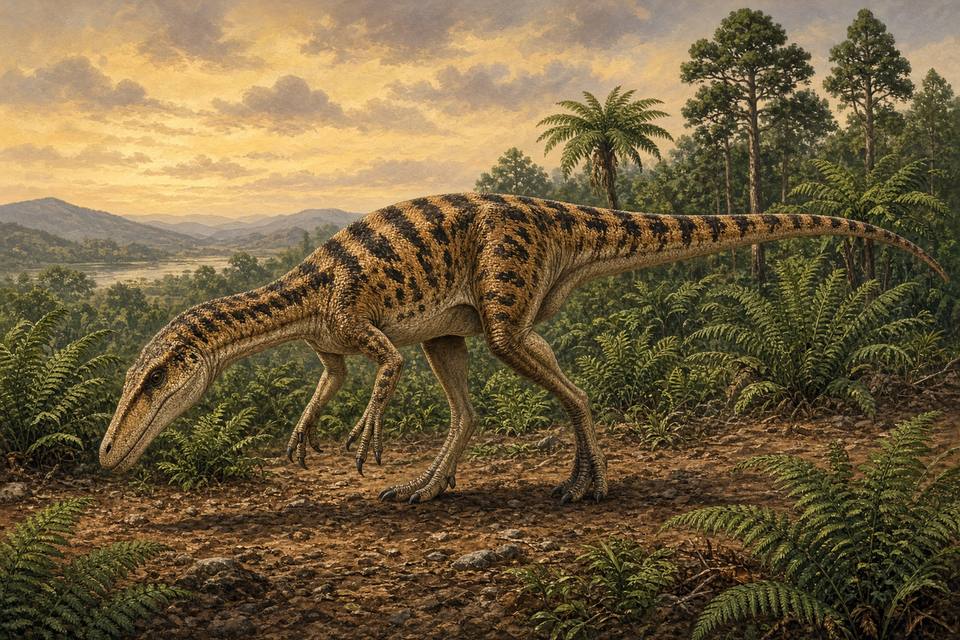 Original drawing of Limusaurus