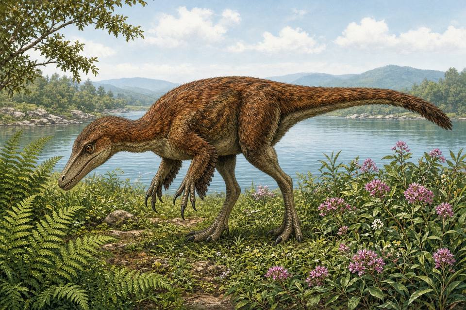 Original drawing of Lingyuanosaurus