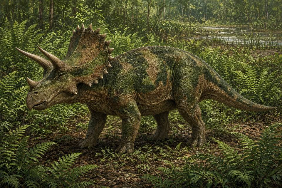 Original drawing of Lokiceratops