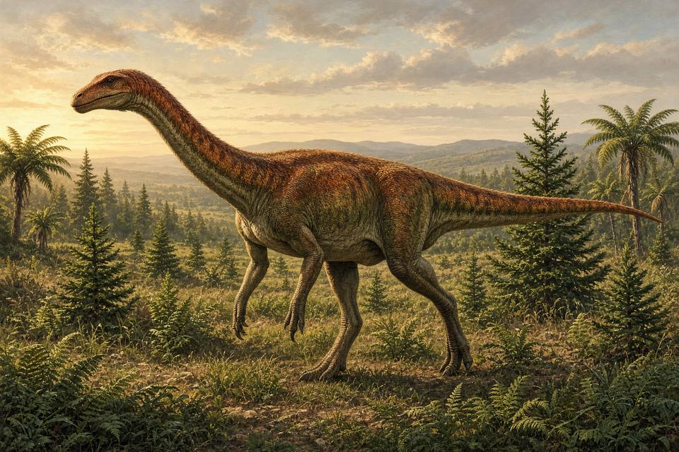 Original drawing of Lufengosaurus