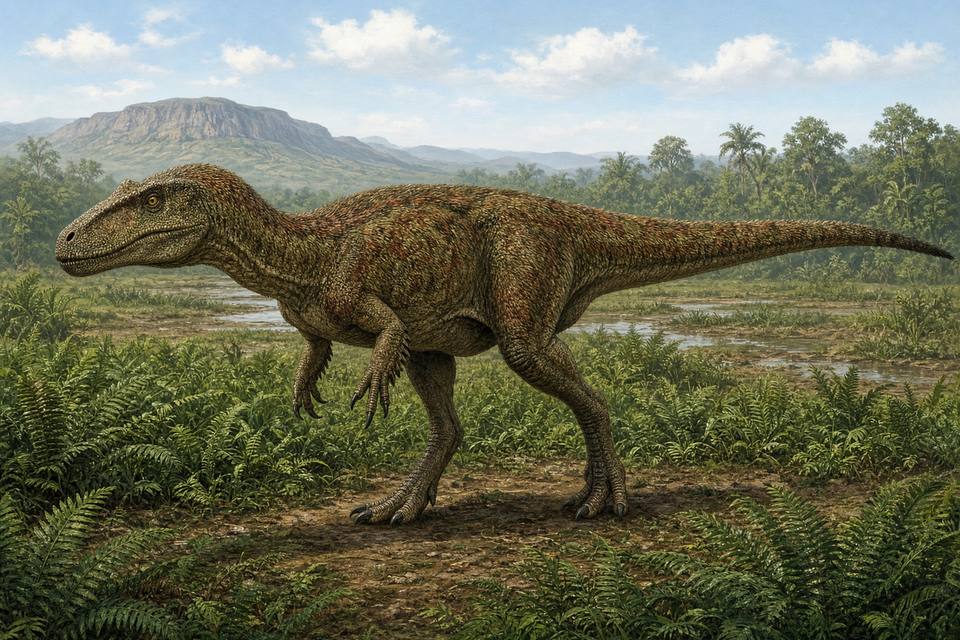 Original drawing of Majungasaurus