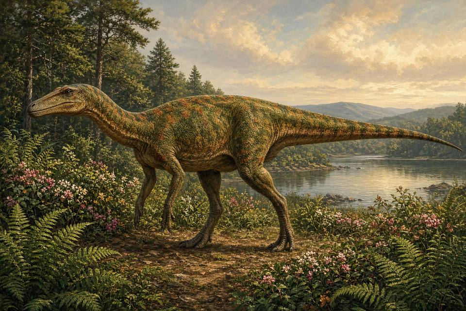 Original drawing of Mantellisaurus