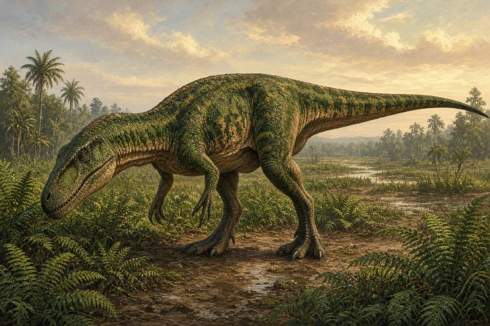 Original drawing of Mapusaurus