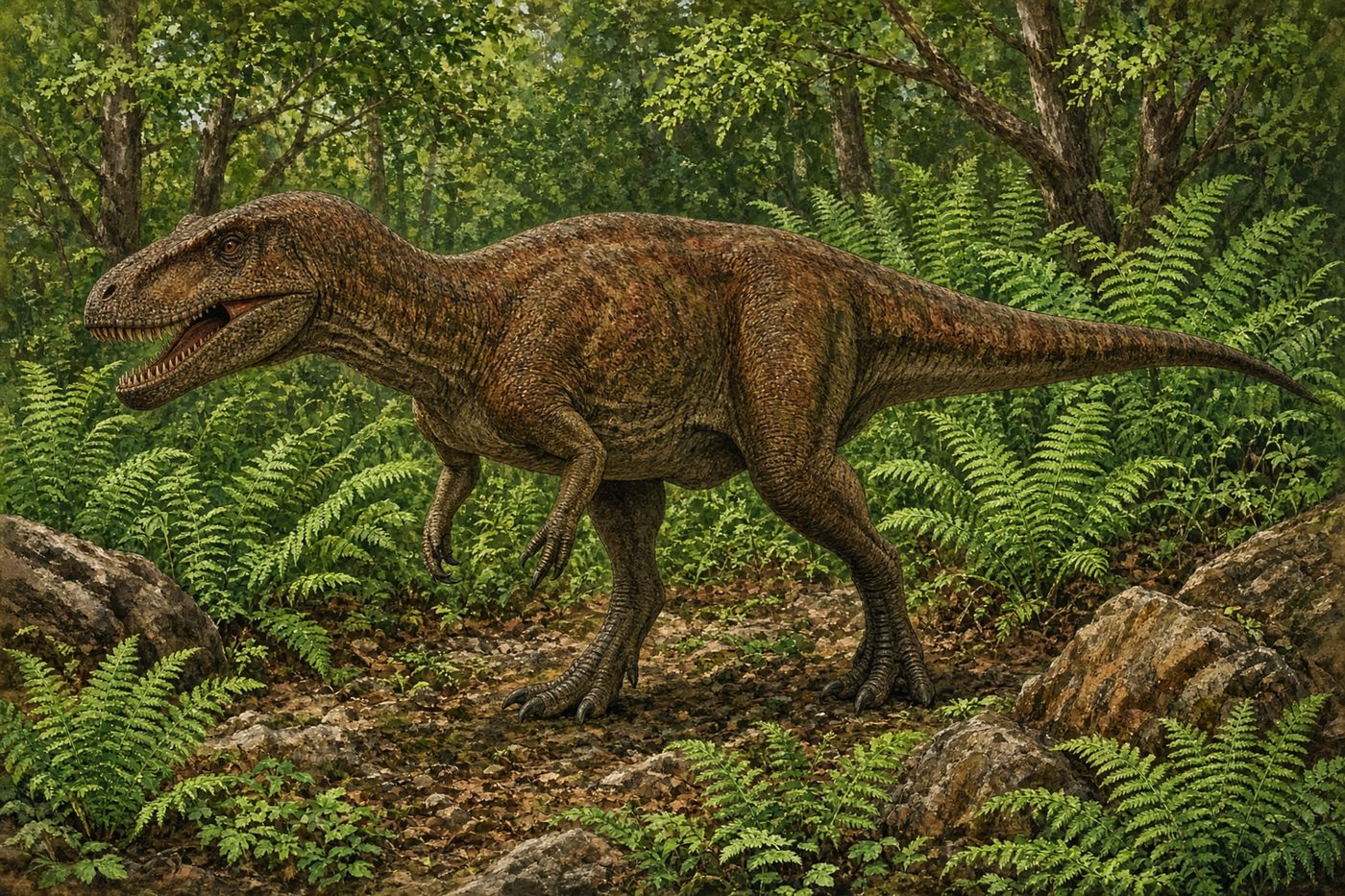 Original drawing of Megalosaurus