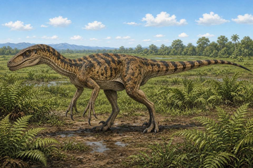 Original drawing of Megaraptor