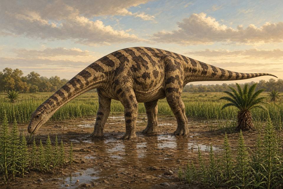 Original drawing of Melanorosaurus