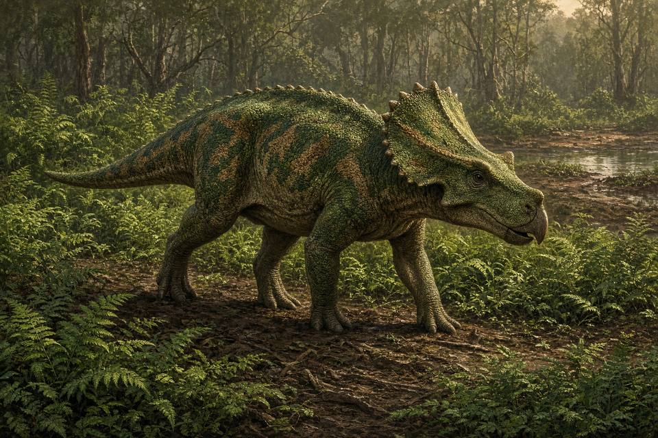 Original drawing of Menefeeceratops
