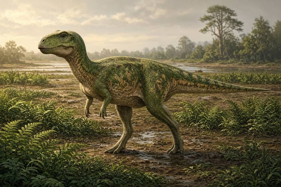 Original drawing of Micropachycephalosaurus