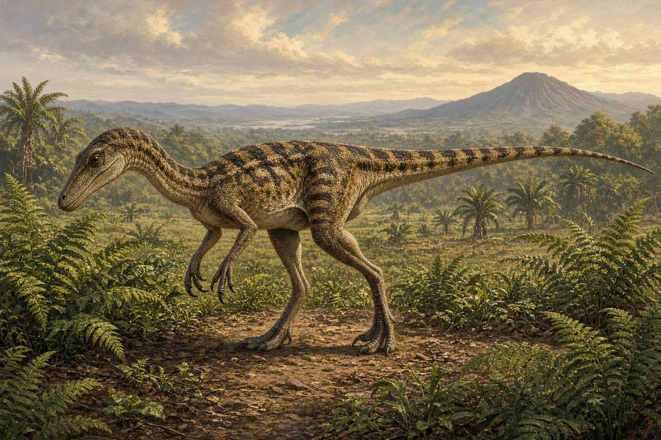 Original drawing of Microvenator