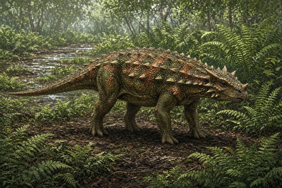 Original drawing of Minotaurasaurus