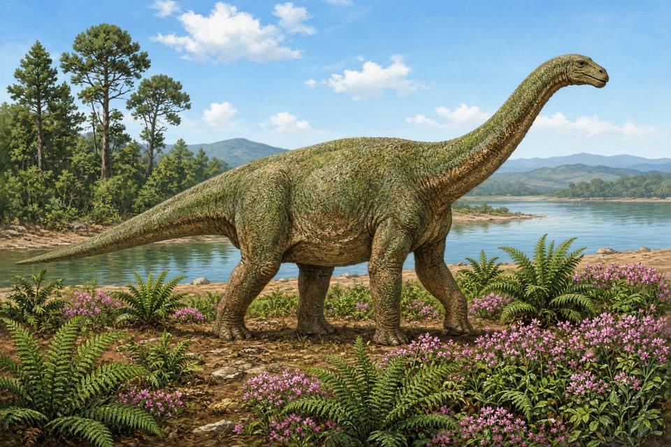 Original drawing of Mongolosaurus