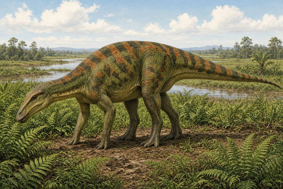 Original drawing of Naashoibitosaurus