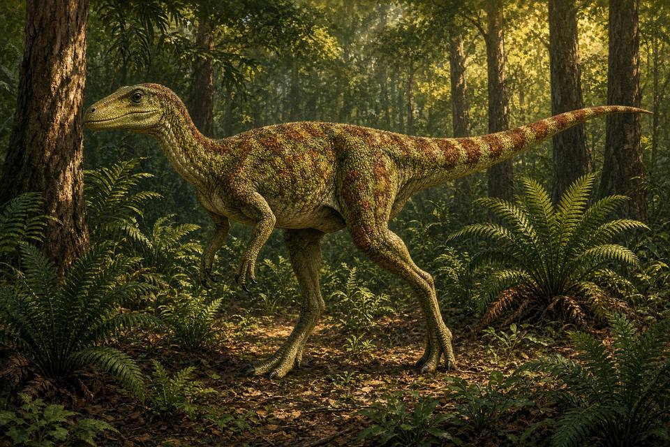 Original drawing of Nanosaurus