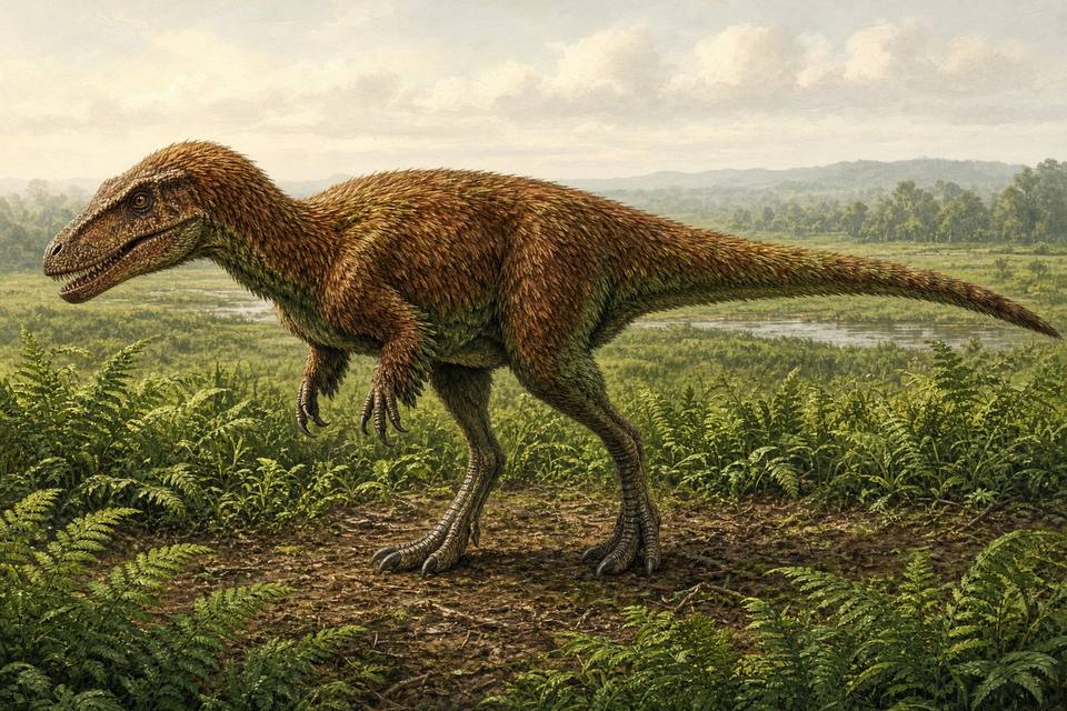Original drawing of Nanotyrannus