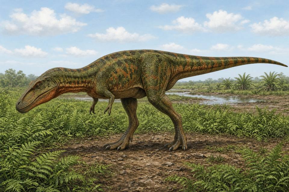 Original drawing of Nanuqsaurus