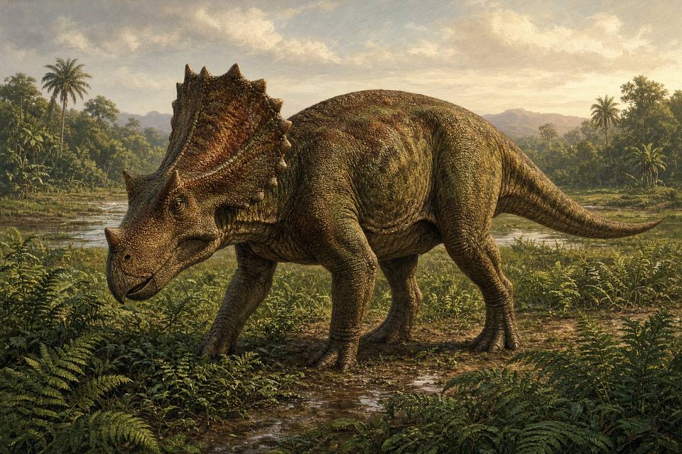 Original drawing of Navajoceratops