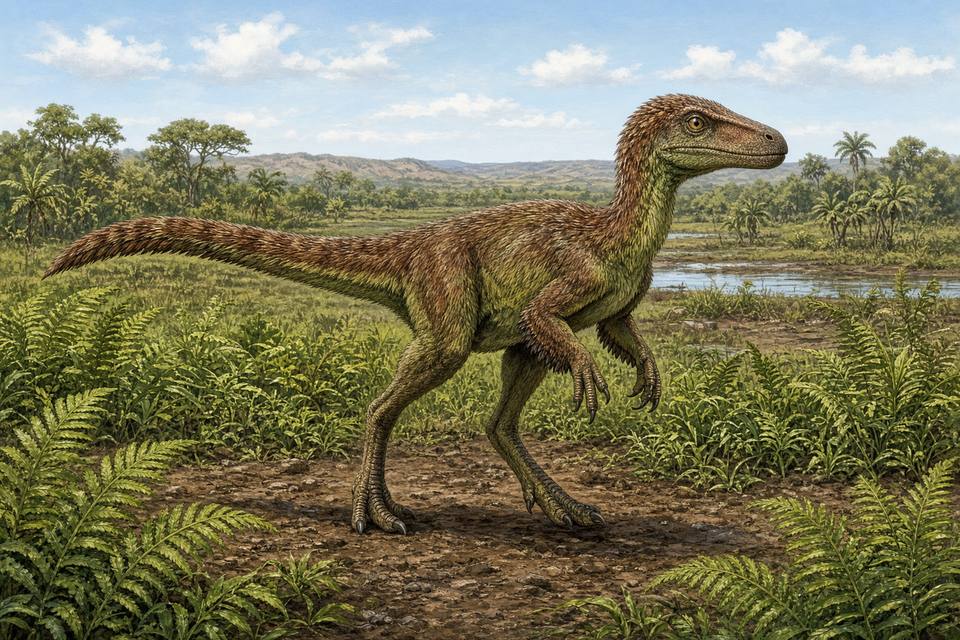 Original drawing of Nemegtomaia