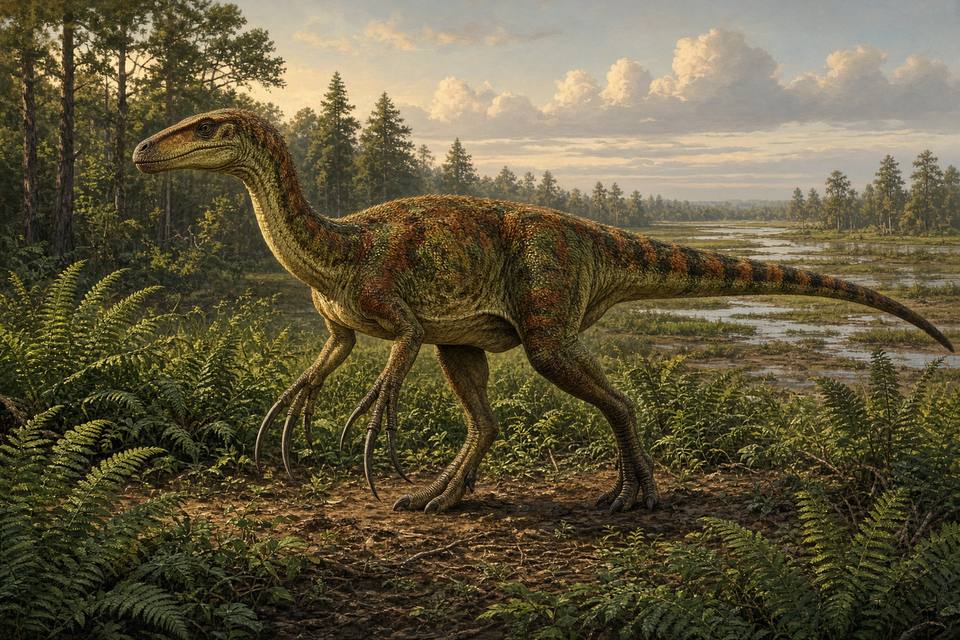 Original drawing of Nothronychus