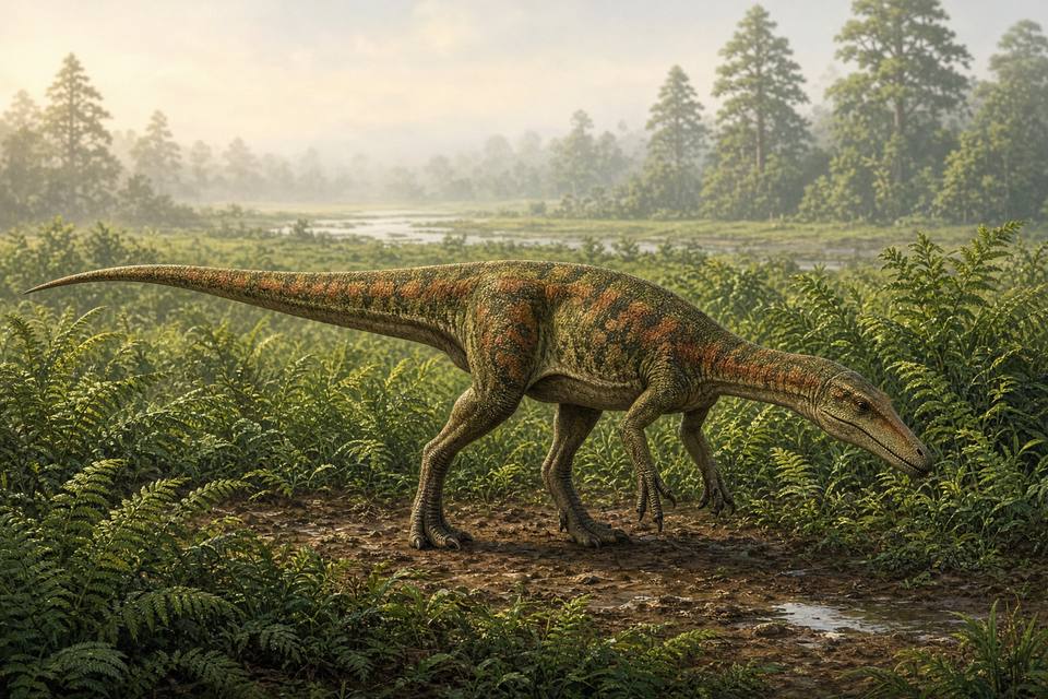 Original drawing of Ojoraptorsaurus