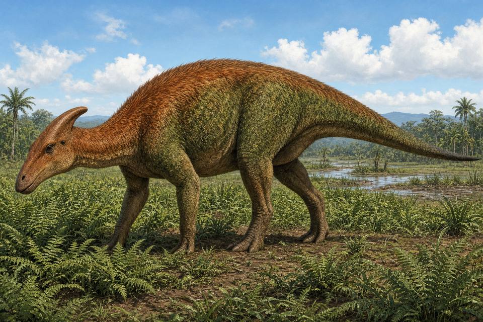 Original drawing of Olorotitan