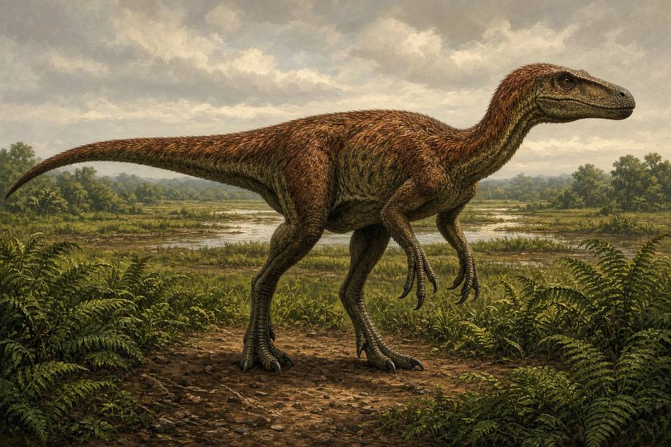Original drawing of Orkoraptor
