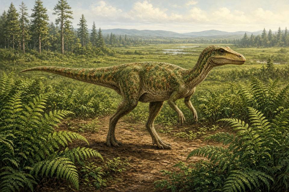 Original drawing of Orodromeus