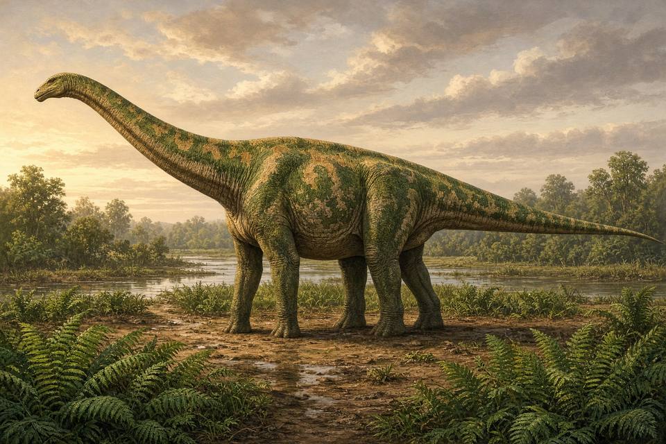 Original drawing of Overosaurus