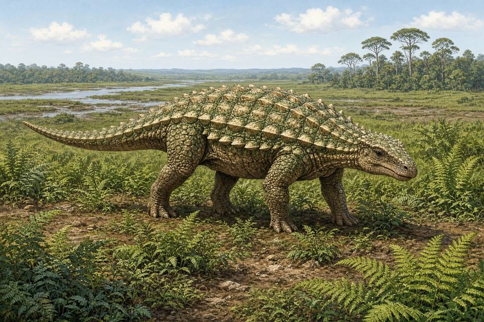 Original drawing of Palaeoscincus