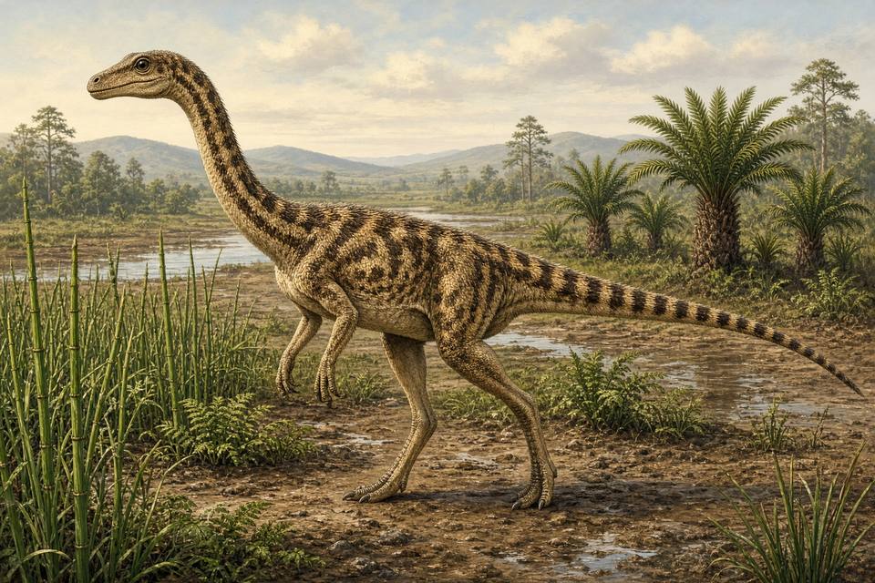 Original drawing of Pampadromaeus