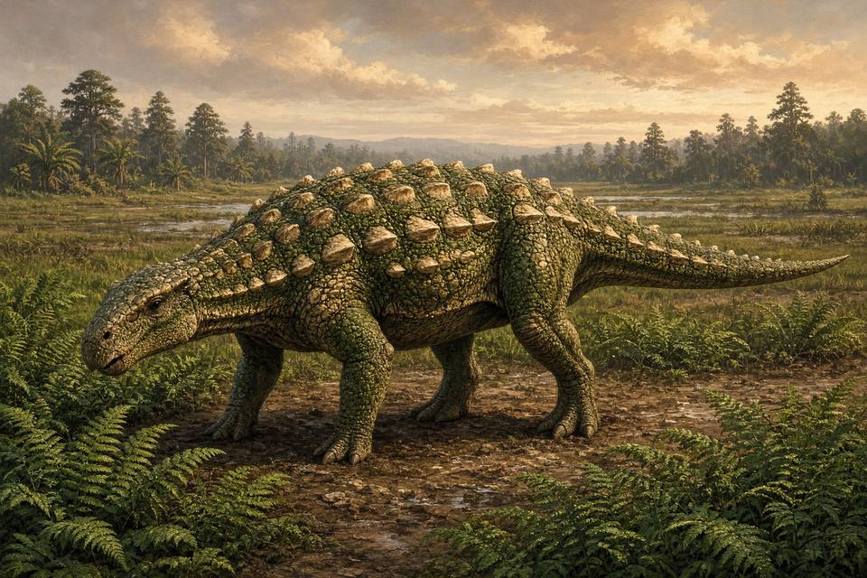 Original drawing of Panoplosaurus