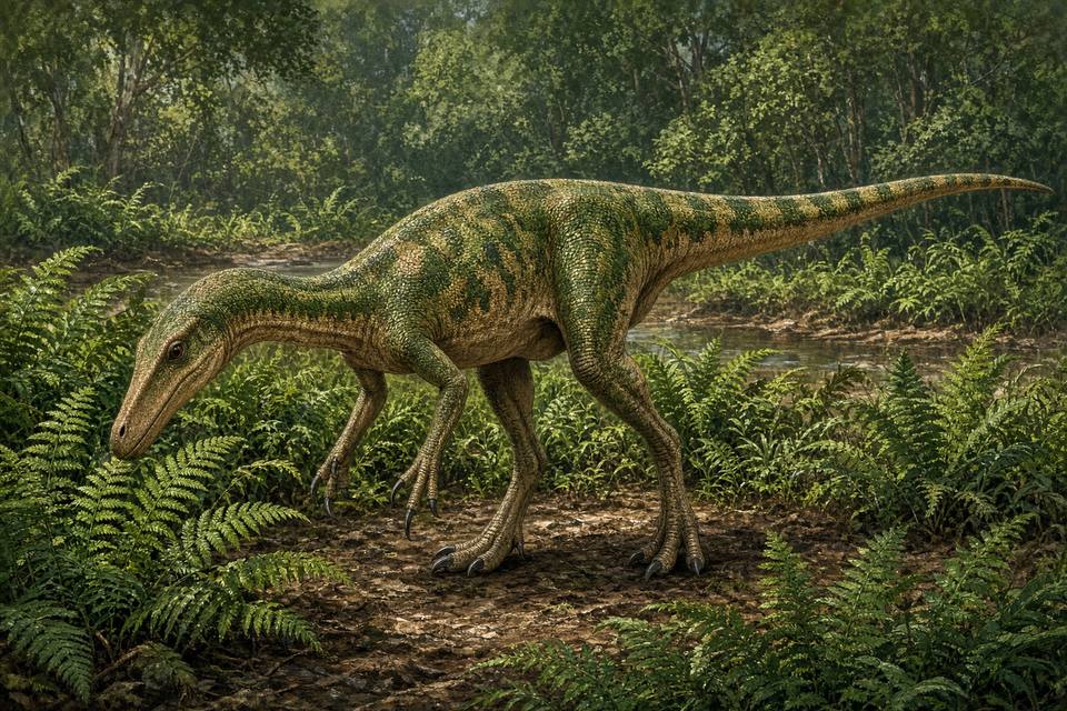 Original drawing of Paraxenisaurus