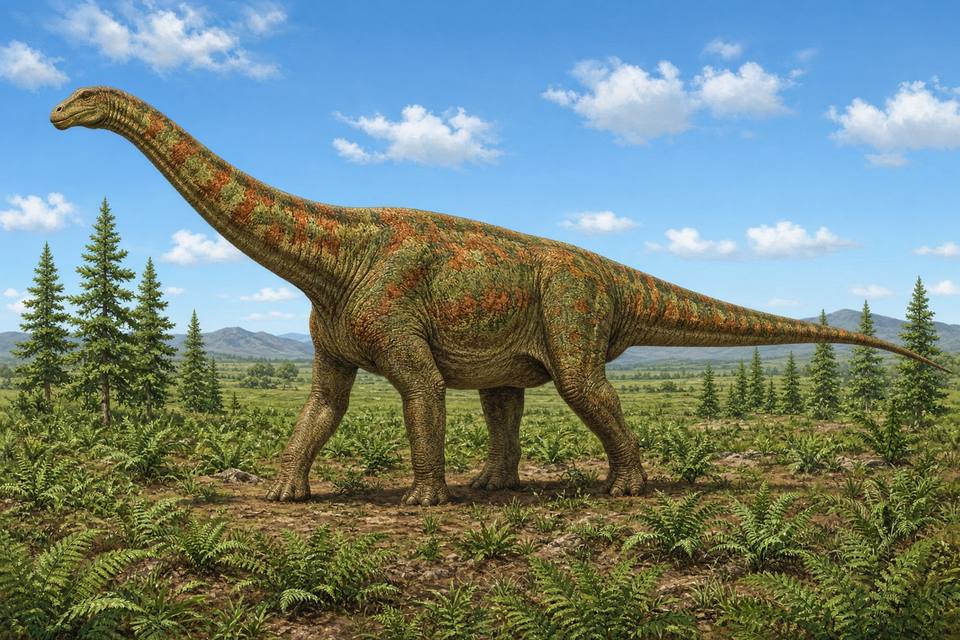 Original drawing of Patagosaurus