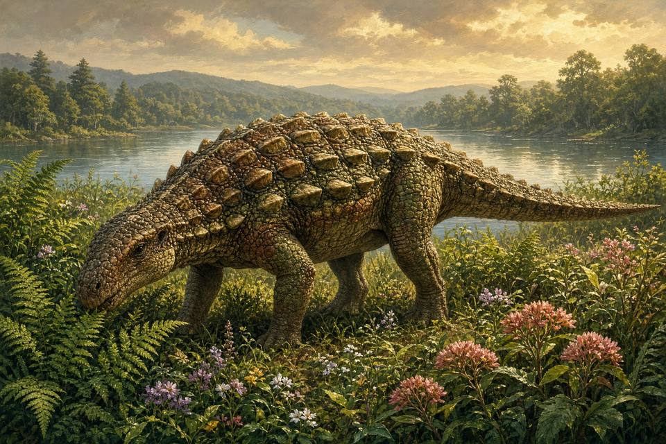 Original drawing of Pawpawsaurus