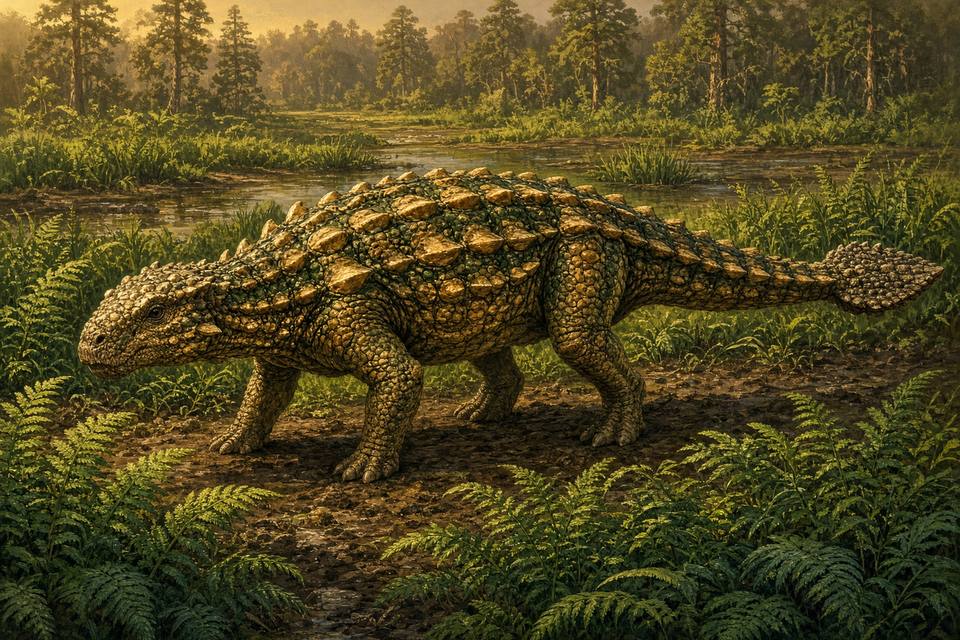 Original drawing of Pinacosaurus