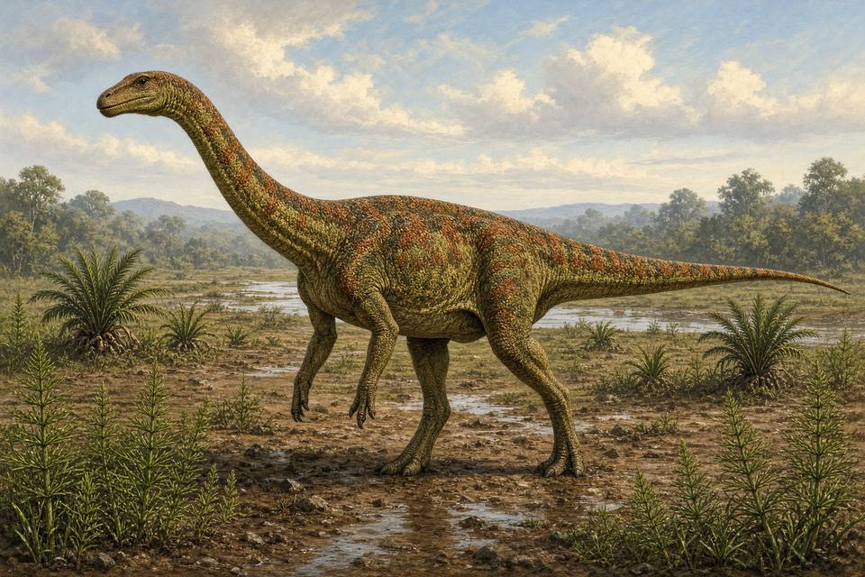 Original drawing of Plateosaurus