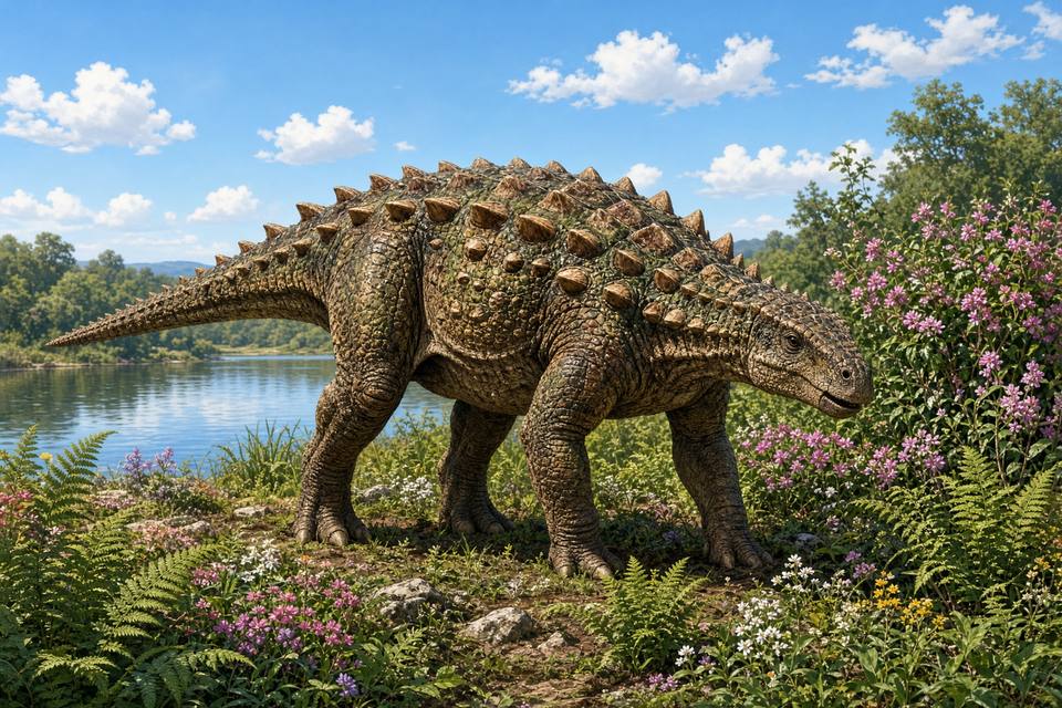 Original drawing of Polacanthus