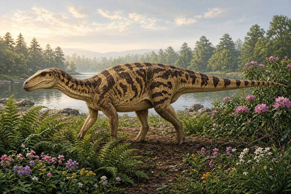 Original drawing of Probactrosaurus
