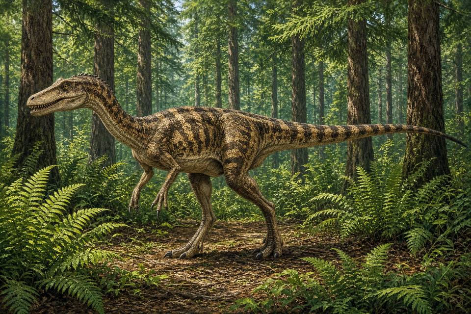 Original drawing of Proceratosaurus
