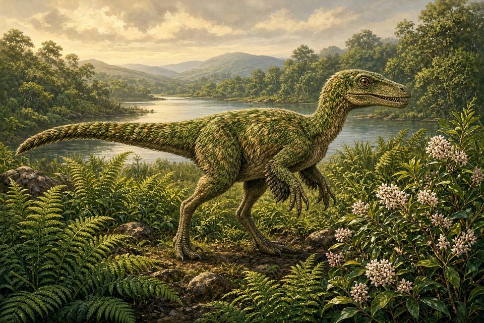 Original drawing of Protarchaeopteryx