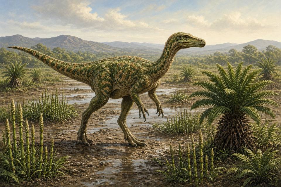 Original drawing of Protoavis
