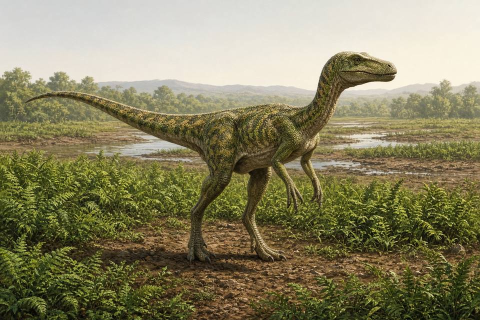 Original drawing of Rahiolisaurus