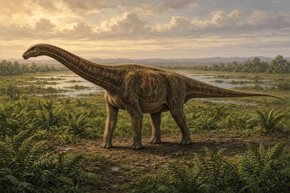 Original drawing of Rebbachisaurus