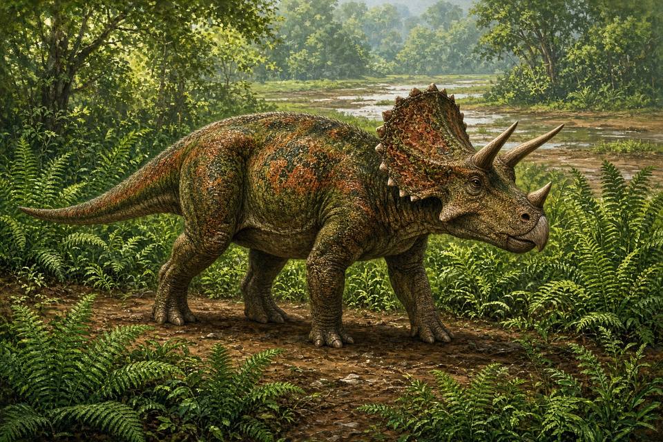 Original drawing of Regaliceratops