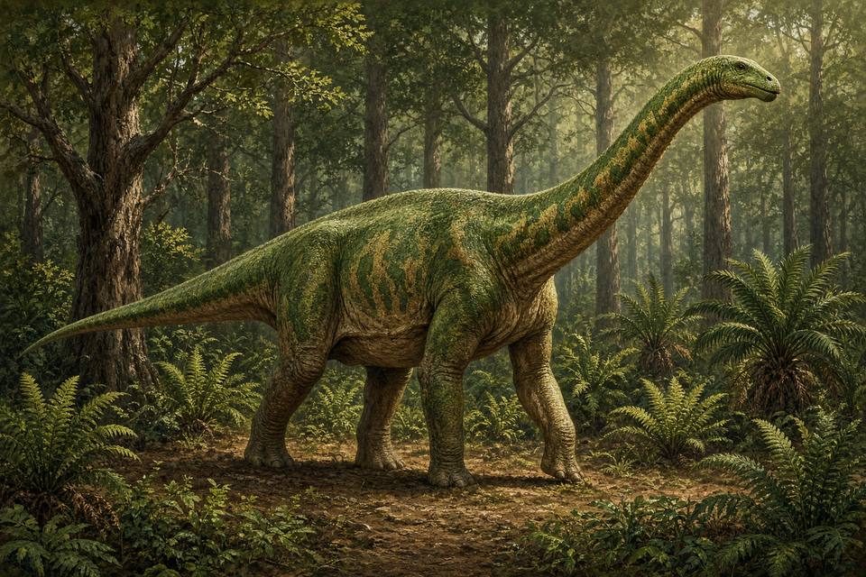 Original drawing of Rhoetosaurus