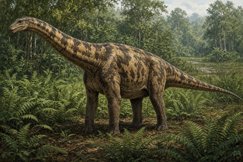 Original drawing of Sarmientosaurus