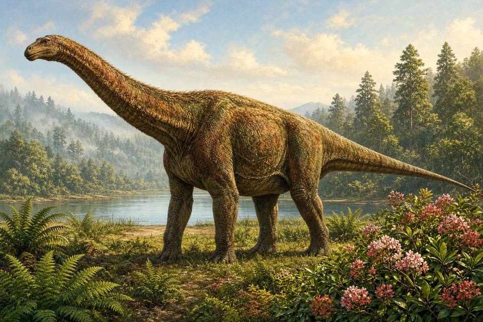 Original drawing of Sauroposeidon